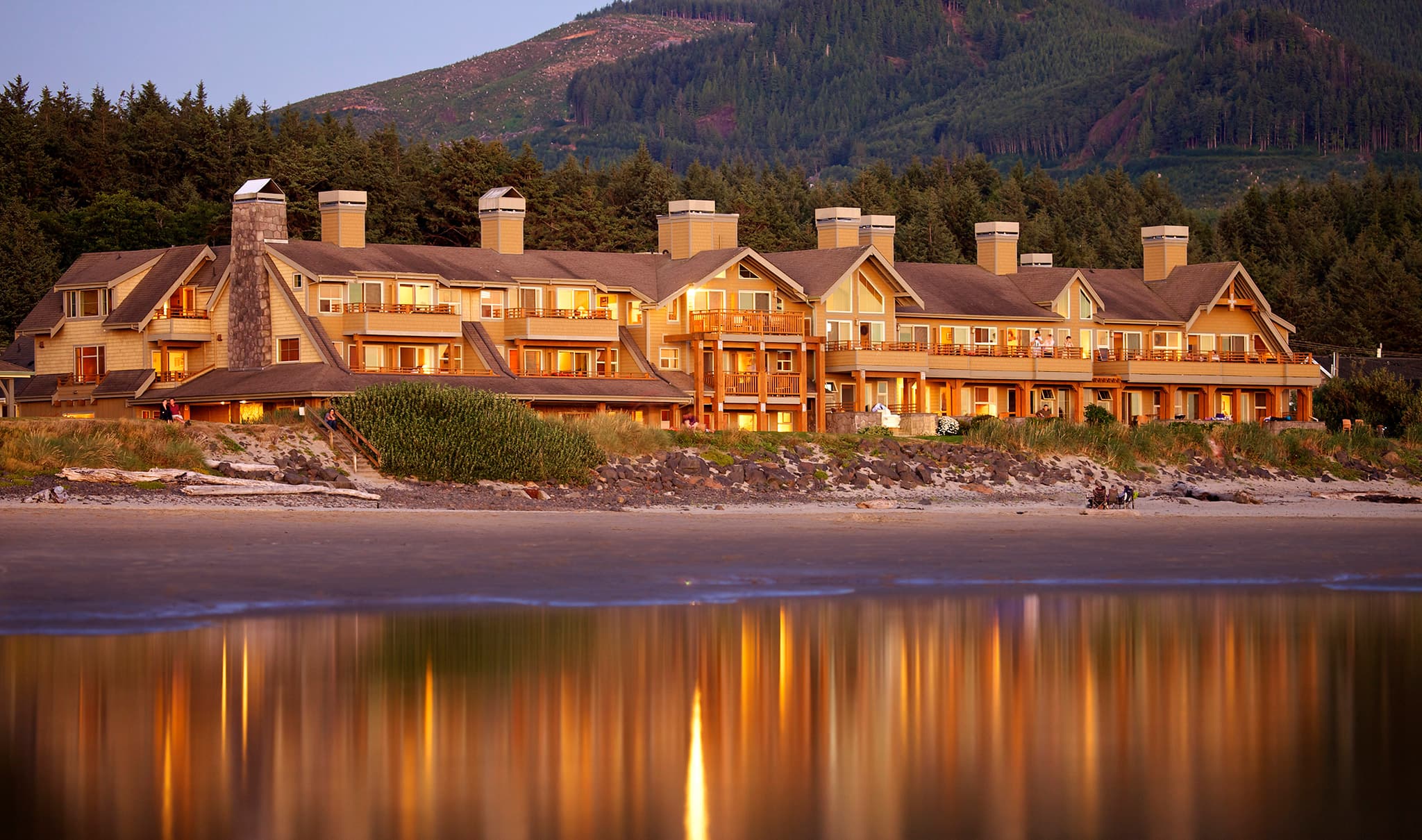 Oceanfront hotel in Cannon Beach, Oregon